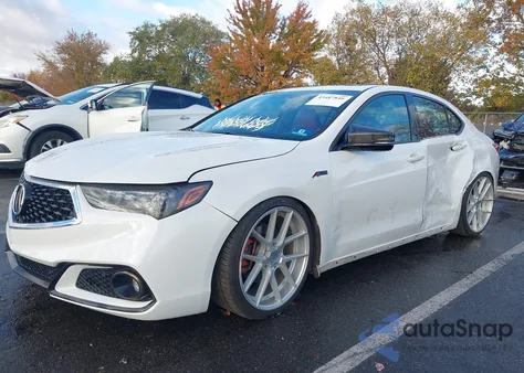 2019 Acura Tlx Tech A-Spec Pkgs z USA, uszkodzony, nr VIN 19UUB1F6XKA005282
